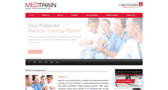 Desktop Screenshot of mymedtrain.com